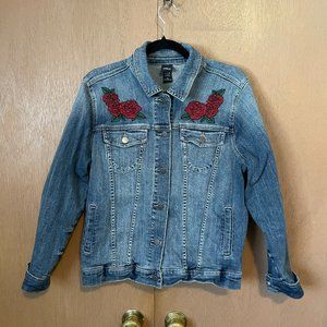 Disney Beauty And The Beast Rose Girls Denim Jacket